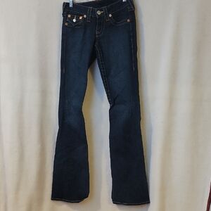 True Religion Women's Dark Blue Boot Cut Jeans